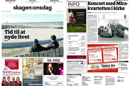 Skagen Onsdag – 26. februar 2020