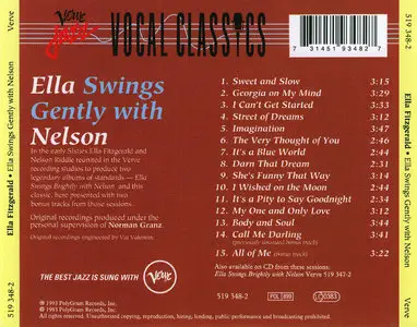 Ella Fitzgerald – Ella Swings Gently With Nelson (1961/1962)