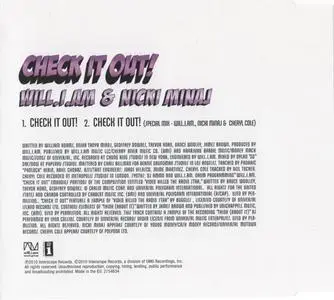 Will.I.Am & Nicki Minaj - Check It Out! (UK CD single) (2010) {Will.I.Am Music Group/Interscope}