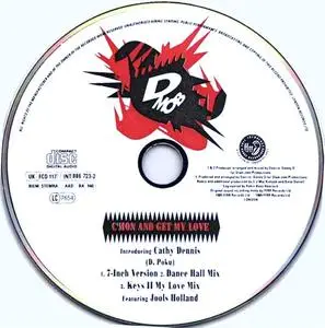 D Mob introducing Cathy Dennis - C'Mon And Get My Love (Europe CD5) (1989) {FFRR}
