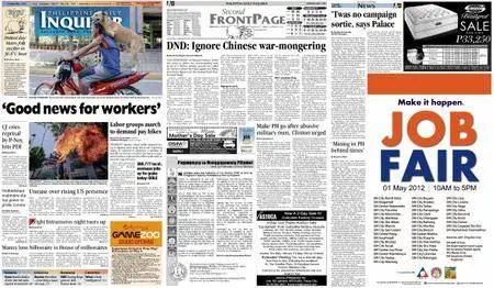 Philippine Daily Inquirer – May 01, 2012