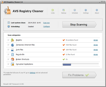 AVS Registry Cleaner v2.1.1.217