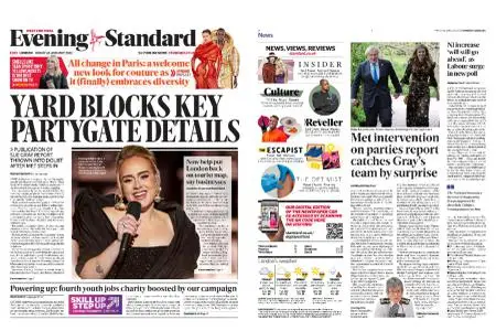 London Evening Standard – January 28, 2022