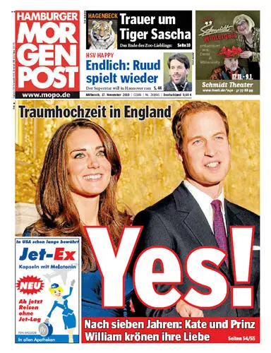 Hamburger Morgenpost vom 17 November 2010