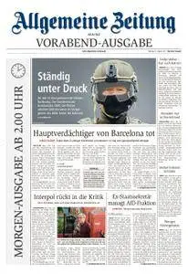 Allgemeine Zeitung Mainz - 22. August 2017