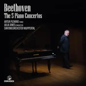 Artur Pizarro, Sinfonieorchester Wuppertal & Julia Jones - Beethoven: The 5 Piano Concertos (2022) [Digital Download 24/88]
