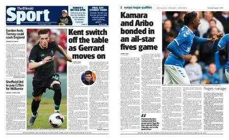 The Herald Sport (Scotland) – August 01, 2019