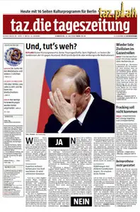 Tageszeitung TAZ vom 31 Juli 2014