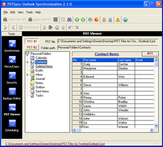PSTSync 2.50 Build 1010