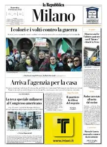 la Repubblica Milano - 27 Febbraio 2022