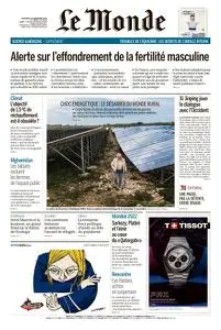 Le Monde du Mercredi 16 Novembre 2022