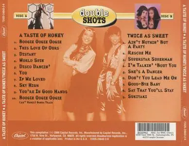 A Taste Of Honey - A Taste Of Honey (1978) & Twice As Sweet (1980) [2CD] [2000, Reissue]
