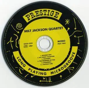 Milt Jackson - Milt Jackson Quartet (1955) {2013 Japan Prestige 7000 Chronicle SHM-CD HR Cutting Series}