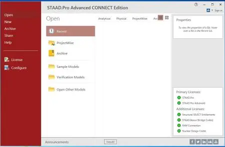 STAAD.Pro CONNECT Edition V22 Update 2