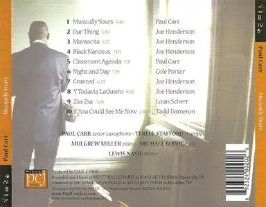 Paul Carr - Musically Yours (2008) {PCJ Music}