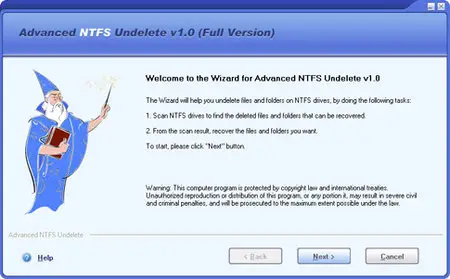 DataNumen Advanced NTFS Undelete 1.0 Retail-FOSI