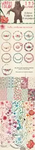 Creativemarket - Watercolor graphic elements