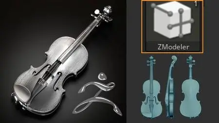 Zbrush For Jewelry Designers: Sculpting A Printable Violin