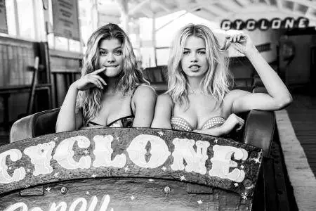 Nina Agdal & Hailey Clauson - Sports Illustrated’s 'Summer of Swim' BTS by Ben Watts