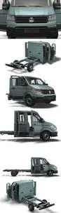VW Crafter Chassis DoubleCab L2 HQInterior 2023 Model