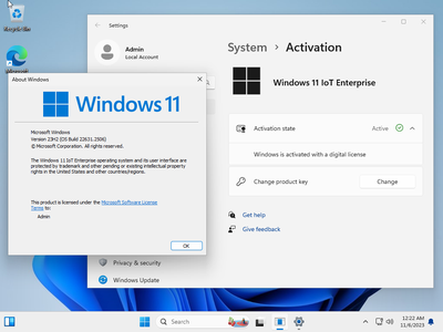 Windows 11 IoT Enterprise 23H2 Build 22631.2506 (No TPM Required) Preactivated Multilingual