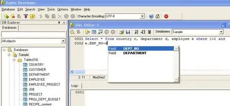 SharpPlus Sqlite Developer v3.9.0.512