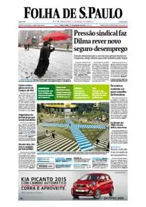 Folha de São Paulo - 27 de janeiro de 2015 - Terça