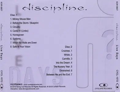 Discipline - Live Days (2010) [2CD]
