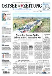 Ostsee Zeitung Grevesmühlener Zeitung - 16. Oktober 2018