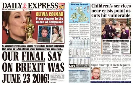 Daily Express – February 26, 2019