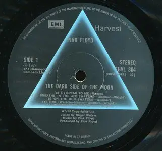 Pink Floyd – Dark Side of the Moon { UK, 2nd Issue} Vinyl Rip 24/96