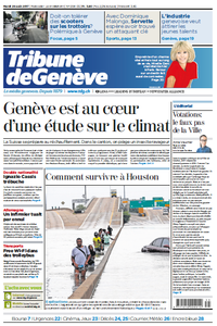 Tribune de Genève du Lundi 28 Août 2017