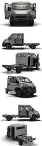 Opel Movano Chassis Truck Crcab 3450WB Hqinterior 2023 Model