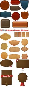 Vectors - Different Leather Elements