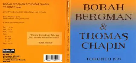 Borah Bergman & Thomas Chapin - Toronto 1997 (2003)