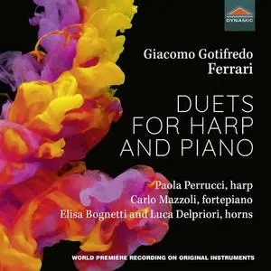 Carlo Mazzoli, Paola Perrucci, Elisa Bognetti, Luca Delpriori - Ferrari: Duets for Harp & Piano (2022)