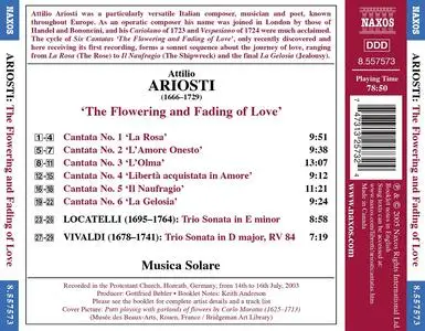 Musica Solare - Attilio Ariosti: The Flowering and Fading of Love (2005)