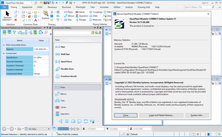 OpenPlant Modeler CONNECT Edition Update 11