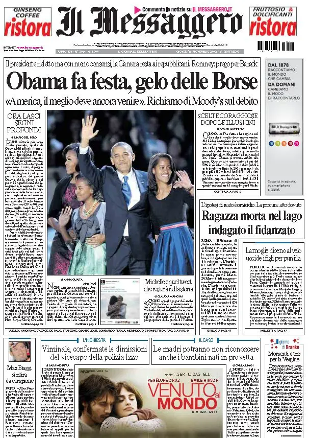 Il Messaggero (08-11-12)