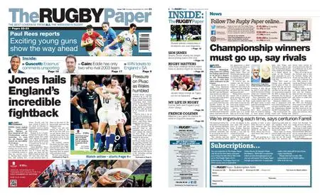 The Rugby Paper – November 20, 2022
