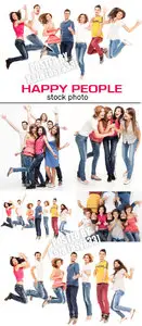 Happy people group