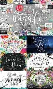 CreativeMarket - Bundle of Fonts and Graphics