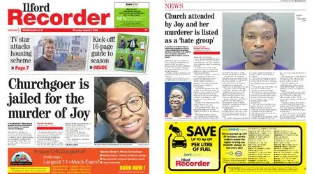 Ilford Recorder – August 08, 2019