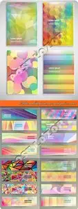 Modern abstract banners and poster vector
