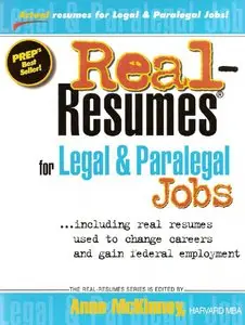 Anne McKinney - Real Resumes for Legal and Paralegal Jobs