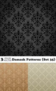 Vectors - Damask Patterns (Set 35)