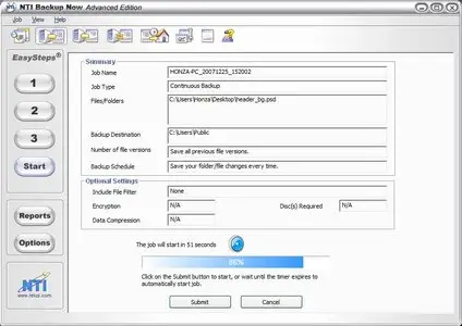 NTI Backup Now Advanced Edition  5.1.0.623
