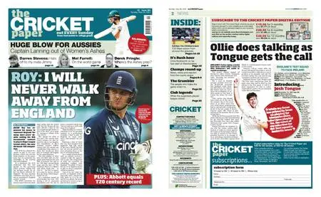 The Cricket Paper – May 28, 2023