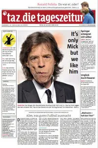Tageszeitung TAZ vom 26 Juli 2013