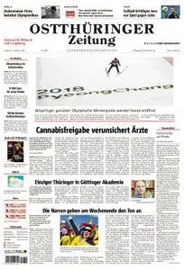 Ostthüringer Zeitung Pößneck - 09. Februar 2018
